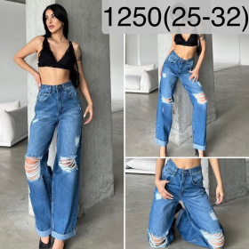 No Brand 1250 blue (лето) джинсы женские