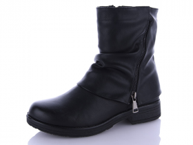 Gollmony 2043 black (деми) ботинки женские