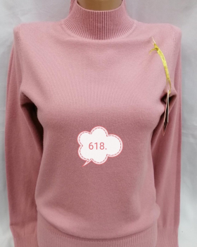 No Brand 618 pink (зима) гольф женские