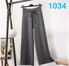 No Brand 1034 grey (деми) штаны женские
