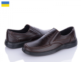 Львів База Roksol T1 коричневий (демі) чоловічі туфлі