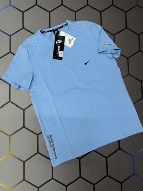 No Brand 4736 l.blue (лето) футболка мужские