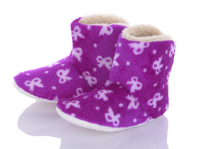 No Brand BC088 purple (зима) тапочки дитячі