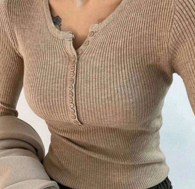 No Brand 167 beige (деми) свитер женские
