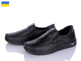 Paolla T17 чорний (демі) чоловічі туфлі