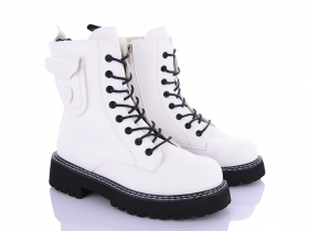 Ailaifa 9693 white (деми) ботинки женские
