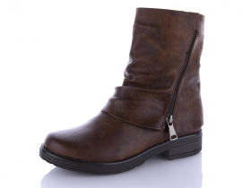 Gollmony 2043 brown (деми) ботинки женские