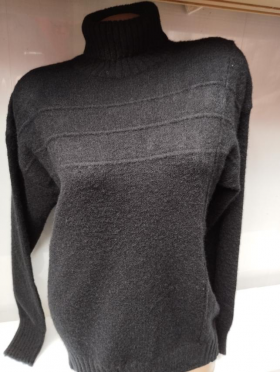 No Brand 26249 black (зима) светр жіночі