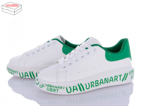 Wei Wei SS1013 white-green (деми) кроссовки женские