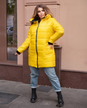 No Brand 020 yellow (зима) куртка женские