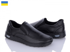Paolla T18 чорний (демі) чоловічі туфлі