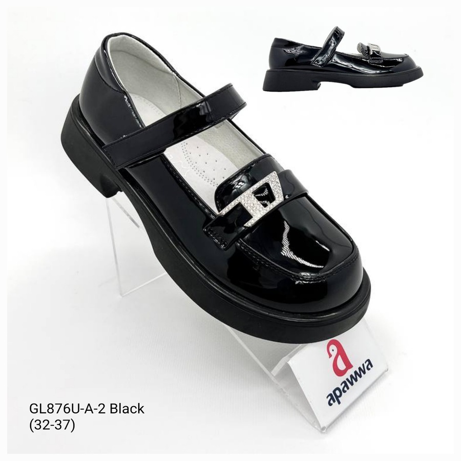 Apawwa Apa-GL876U-A-2 black (літо) туфлі дитячі