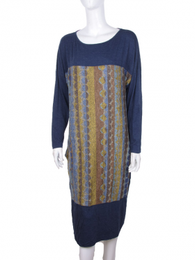 No Brand 19717 blue (деми) платье женские