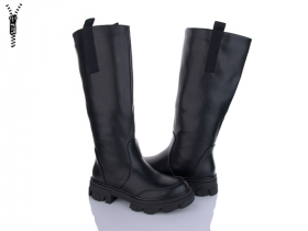 Violeta M15-E621-1 black (демі) чоботи жіночі
