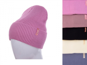 No Brand OLK2 mix флис  (зима) шапка женские