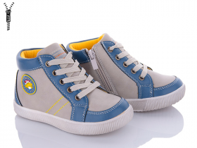 С.Луч A7296 blue-grey (демі) черевики дитячі