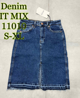 No Brand 11011-1 blue (деми) юбка женские