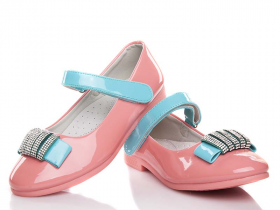 Clibee M205 pink (деми) туфли детские