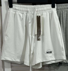 No Brand 621 white (лето) шорты женские