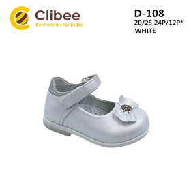 Clibee Apa-D108 white (деми) туфли детские
