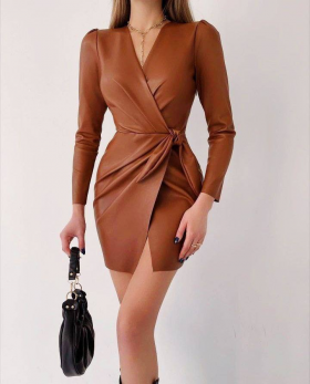 No Brand 285 brown (демі) сукня жіночі