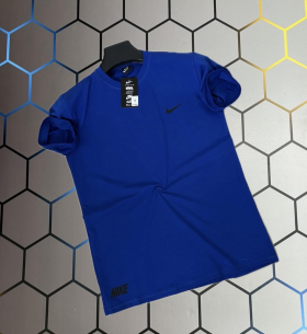 No Brand 4738 blue (лето) футболка мужские
