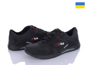 Paolla KP10Ф чорний (демі) кросівки чоловічі