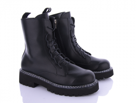 Ailaifa 9696 black (деми) ботинки женские