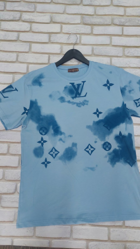 No Brand 198 l.blue (лето) футболка мужские