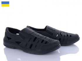 Lvovbaza Sigol С6 чорний (літо) туфлі чоловічі