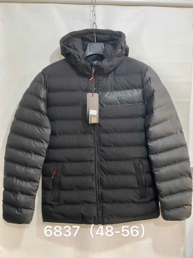 No Brand 6837 black (зима) куртка мужские