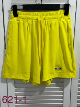 No Brand 621 yellow (лето) шорты женские
