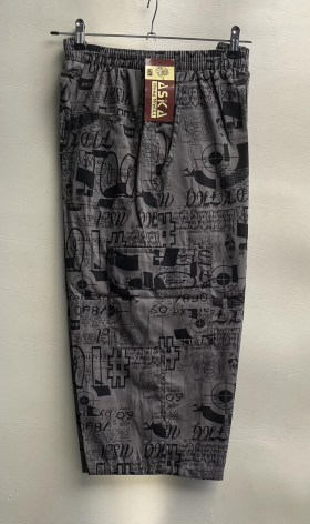 No Brand 100590 grey (лето) шорты мужские
