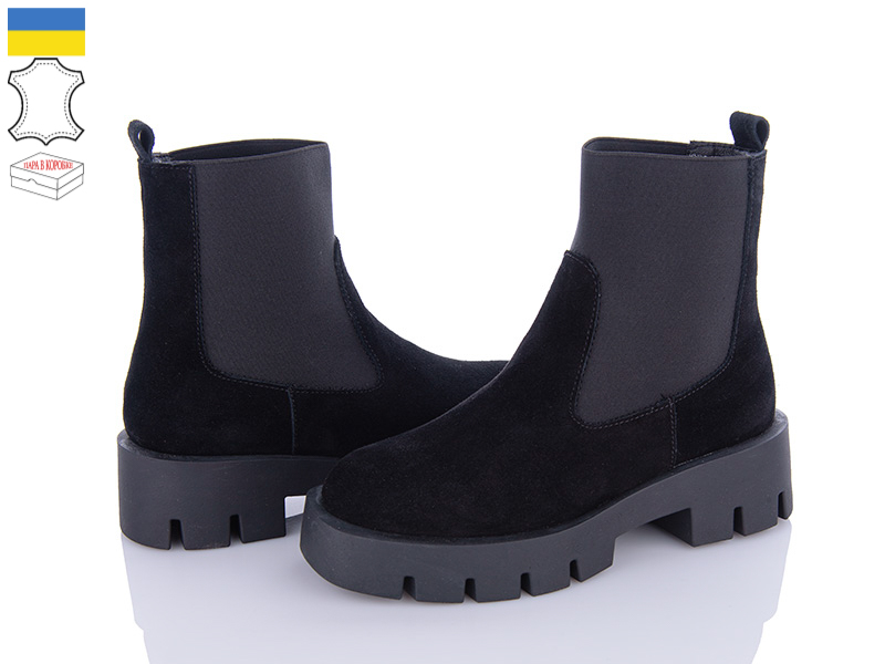 Viscala 27917 VL чорний зима черевики жіночі