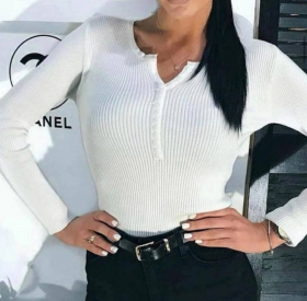 No Brand 167 white (демі) светр жіночі