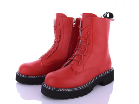 Ailaifa 9696 red (деми) ботинки женские