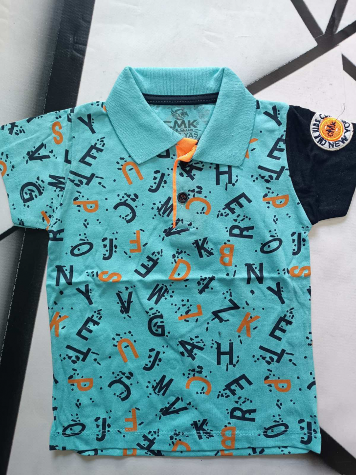No Brand 9164 l.blue (літо) футболка дитяча