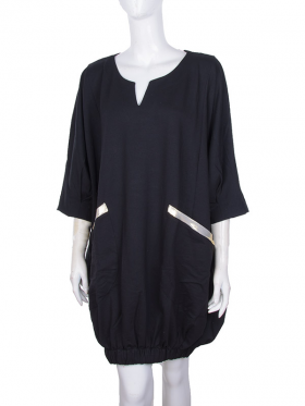 No Brand 19744 black (деми) платье женские