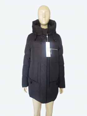 No Brand 777 black (зима) куртка жіночі