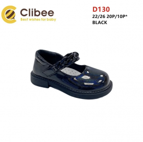 Clibee Apa-D130 black (деми) туфли детские