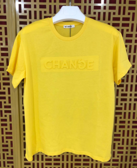 No Brand D5 yellow (лето) футболка женские