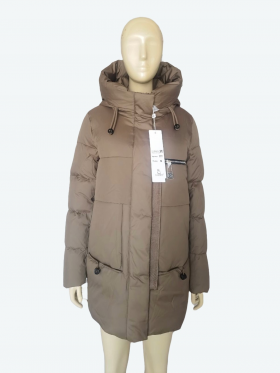 No Brand 777 brown (зима) куртка жіночі