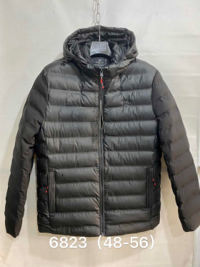 No Brand 6823 black (зима) куртка мужские