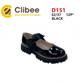 Clibee Apa-D151 black (демі) туфлі дитячі