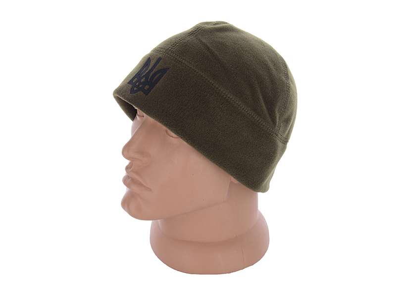 No Brand DD055-4 khaki (зима) шапка мужские