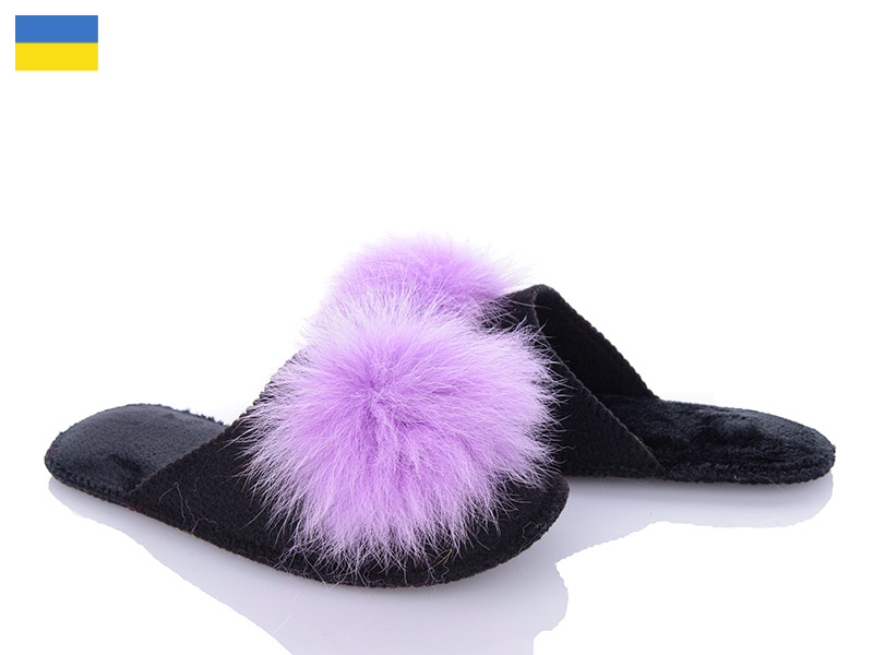 Slippers 150 l.purple (зима) жіночі тапочки