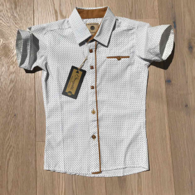 No Brand R225 white (лето) рубашка детские