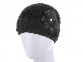 No Brand H798 green (зима) шапка женские