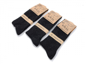 No Brand 014 black (зима) чоловічі шкарпетки