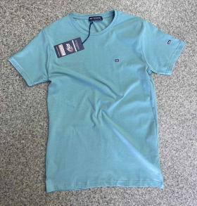 No Brand 843 l.blue (лето) футболка мужские